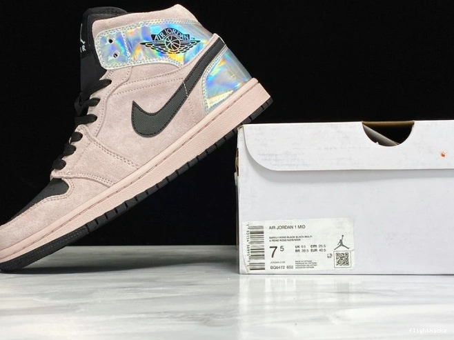 Dirty BQ6472-602 Iridescent 1 Jordan (W) Air Mid Powder 1112